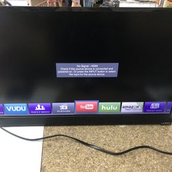 24” Vizio Smart Tv No Stand No Remote