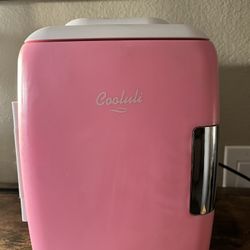 Cooluli fuchsia Portable Mini Fridge