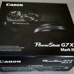 Canon G7X Mark iii