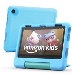 Amazon Fire Kids Tablet with Blue Case