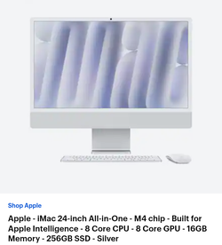 Apple 24' flat desktop