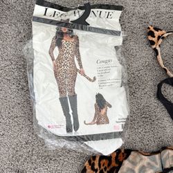 Cheetah Costume XS Extra Small Halloween 