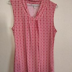 Cute Tank With Tie At Neck Line