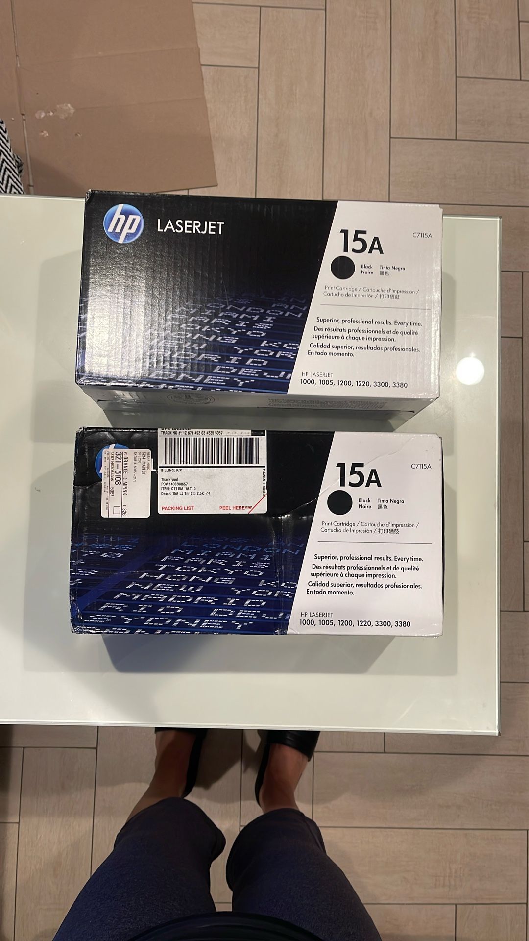 Original HP 15A Black Print Cartridge, C7115Ay