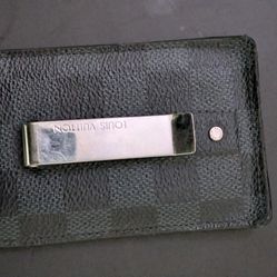 Louis Vuitton Damier Graphite money clip card holde