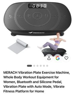 MERACH Vibration Plate Exercise Machine, Whole Body Workout Equipment