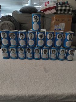 18 -1977 Royal Crown Cola Sports Collector Cans