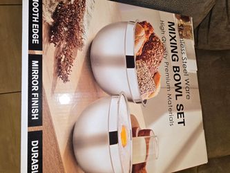 Stainless Steel mixing bowls