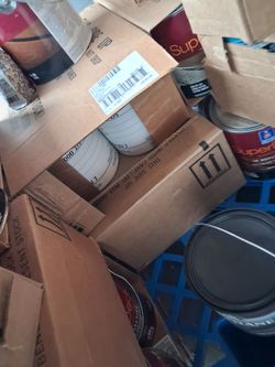“Paint” & more! Brand new cans of paint / wood stain