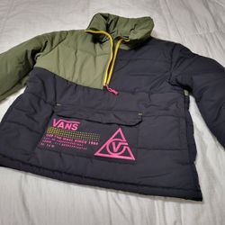 Vans 66 Supply Pullover Puffer MTE Jacket Size XS Women