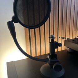 Podcast Mic Stand With Filter