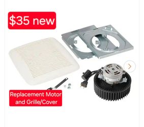 ✨️ Broan-NuTone QuicKit 60 CFM 3.0 Sones Bathroom Replacement Motor and Grille/Cover #0439   Whs f7