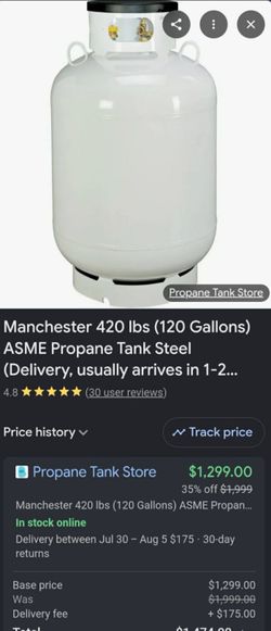 Propane tank