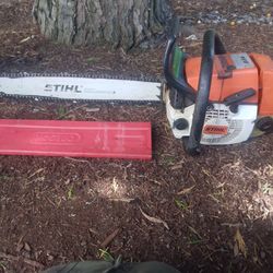 Stihl 034 AV Red Lever Chainsaw 
