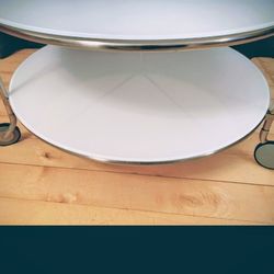 Cofee Table  And Side Table White 