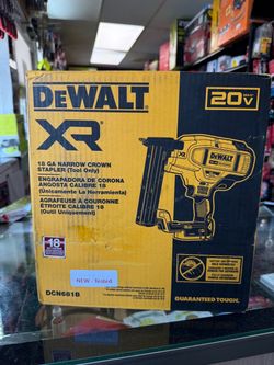 DeWalt XR 20V 18GA Narrow Crown Stapler DCN681B