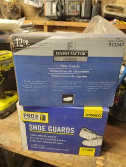 Two new boxes of shoe guards