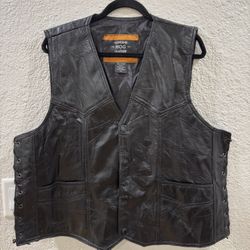 Black Leather Vest