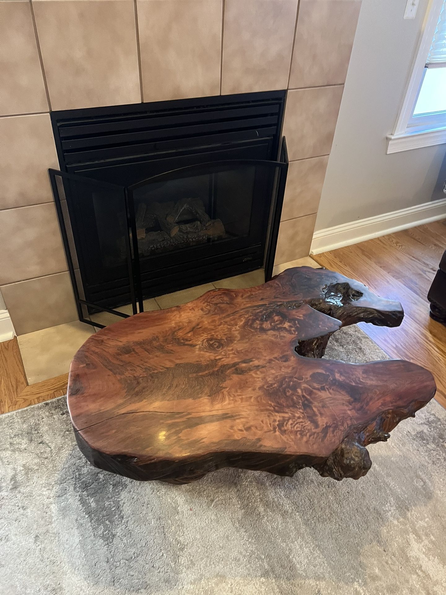 Old Growth Live Edge Redwood Coffee Table