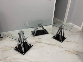 3 tables and 2 lamps
