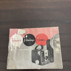 Brochure For The Brownie Hawkeye Camera Only. No Camera Included!.  Brochure Only For The Flash Model By Kodak. See Below For Details. 