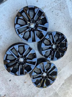 Toyota rav4 rims 19” OEM Factory Wheels Rines new gloss black powder coated ( exchange available )( Cambio Disponible )