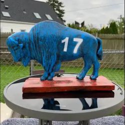 Josh Allen buffalo statue