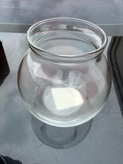 12 Anchor Hocking 3354 Clear Glass Ivy Bowls Vases Made in USA