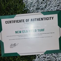 Buffalo Bills Memorabilia This Is Turf From June 9th 2019