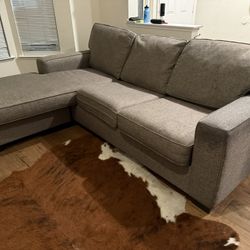 Scandinavian corner sofa with chaise – used