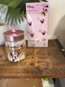 The Crème Shop Disney Minnie Mouse Cotton Swabs Jar