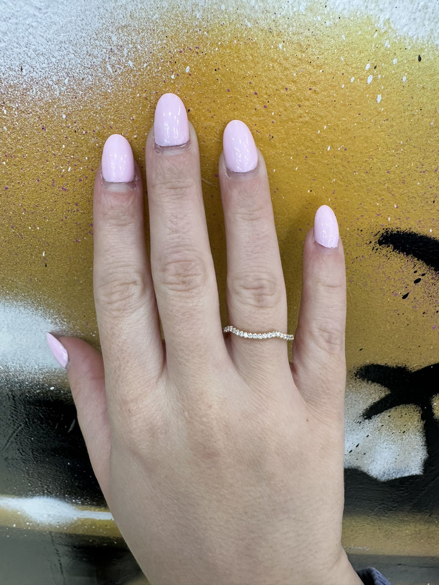 14k NATURAL DIAMOND RING