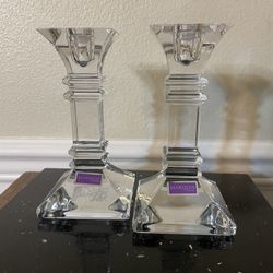 Marquis by Waterford Trevino 6” Candlestick .Set of 2