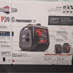 P2400 PowerSmart Series 2400-Watt Recoil Start Gasoline Powered Inverter Generator with OHV Engine featuring CO Guard