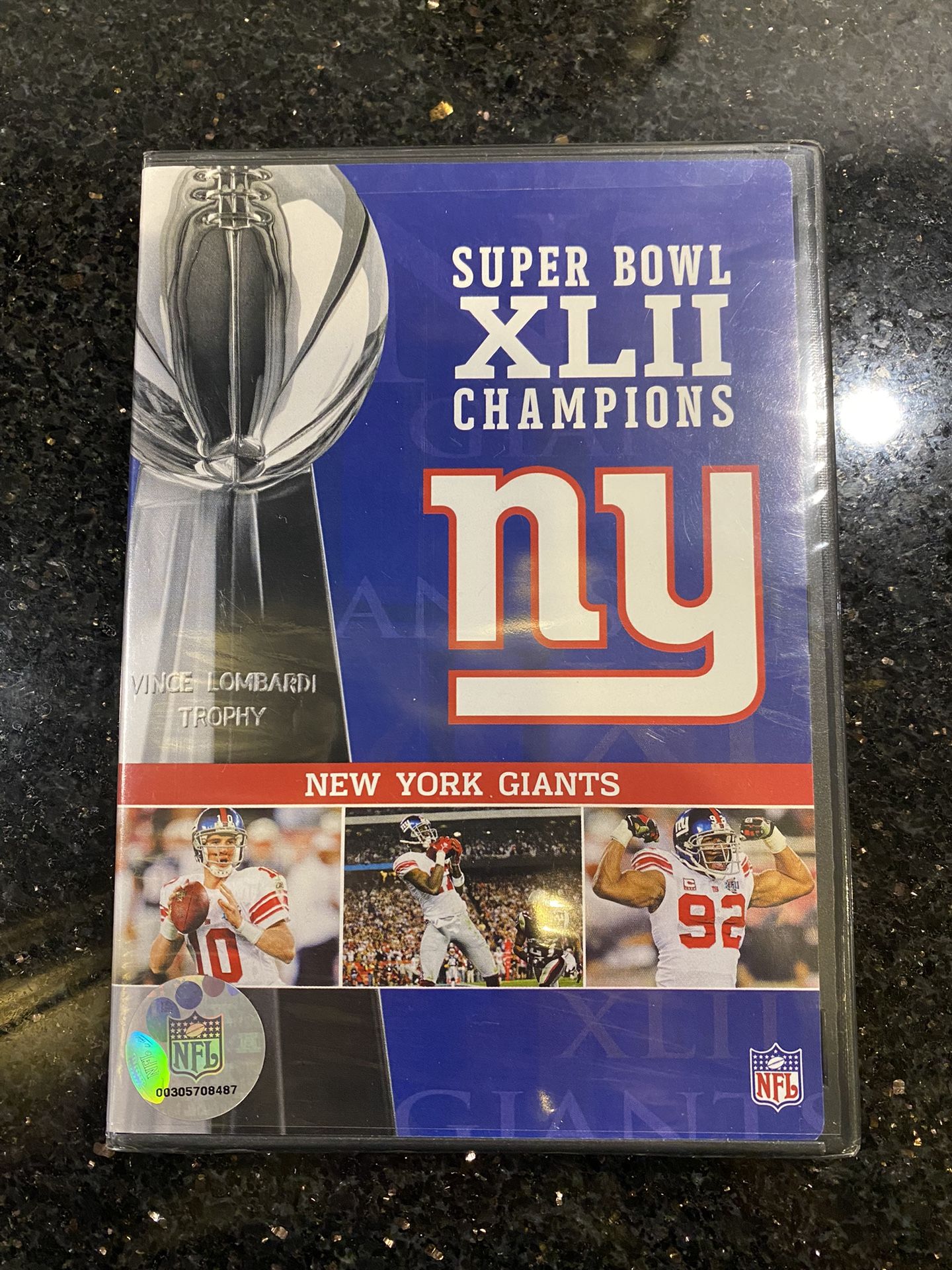NFL New York Giants SUPER BOWL XLII Champions DVD NEW