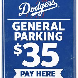 Dodgers GA 🅿️ for $35