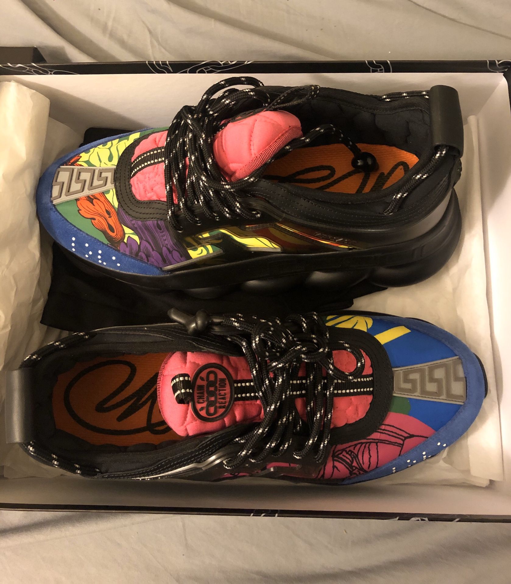 Versace Chain Reaction Sneakers Size 43 IT