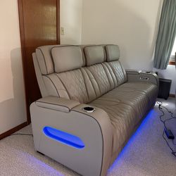 Ashley Furniture Millennium Recliner Sofa with lights, massage & heat