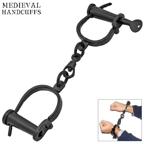 1.2Lb Metal Medieval Handcuffs With Key Shackles for Sale in Charlotte