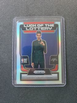 2023-24 Panini Silver Prizm Victor Wembanyama Luck of the Lottery Rc Rookie Spurs