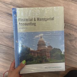 Finance And Accounting College Textbook
