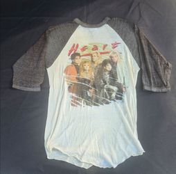 HEART Band Double Sided Shirt Vintage Signal Tag 1985-'86s World Tour
