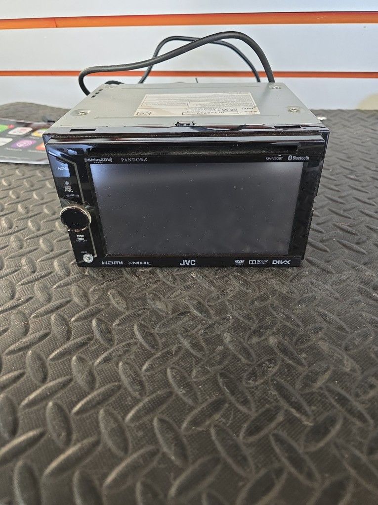 Jvc Double Din With DVD Player And Cd, Bluetooth. 