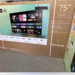 75 Tv Free Delivery $55 Down Financing Six Month Warranty 75 Lg 4K Smart Hdtv
