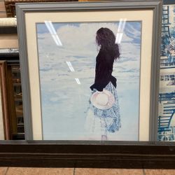 Woman By The Beach Portrait 