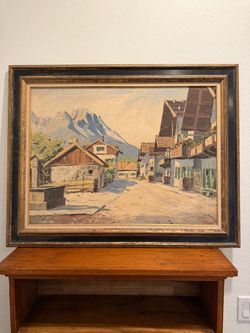 VINTAGE SIGNED KURT WERNER ORIGINAL PAINTING