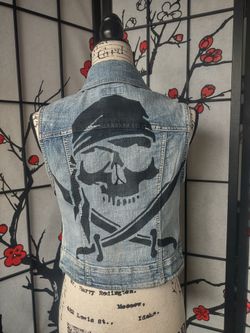 Custom denim Vest 