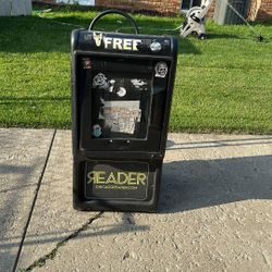 Newspaper Stand/ Garbage Bin 