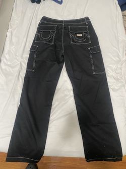 True Religion Size 33 Baggy Cargo Pants