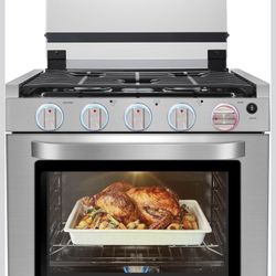 AMZCHEF RV Gas Range Stove 